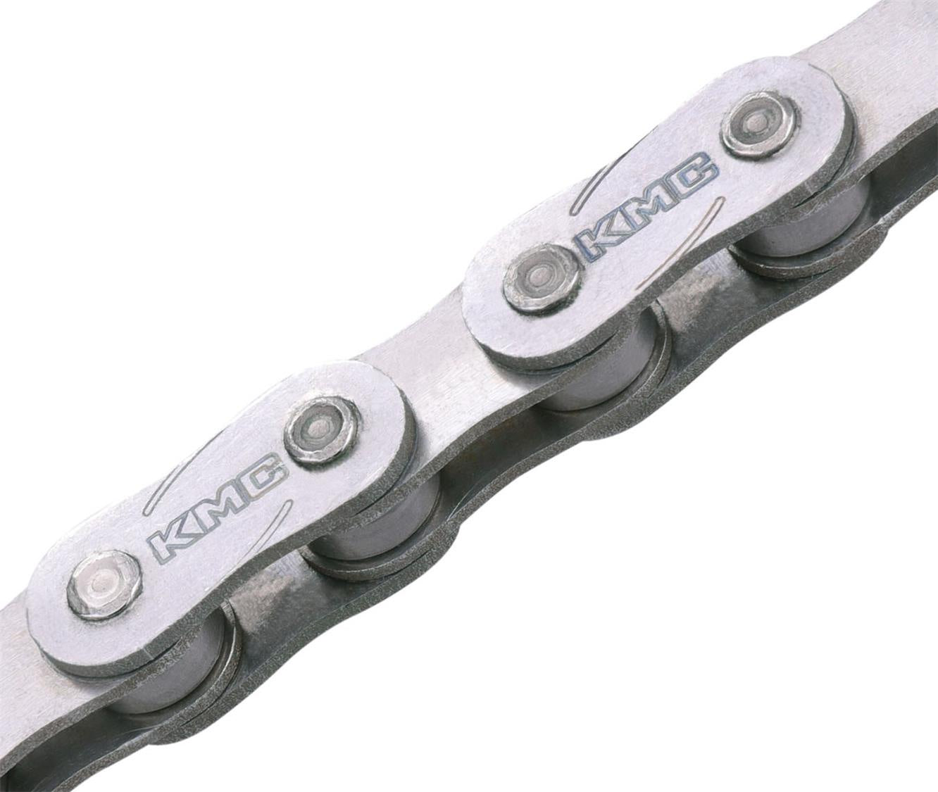CHAIN KMC 'Z1eHX WIDE' 1SPD 1/2" x 1/8" SILVER 112 Links (e-bike compatible)