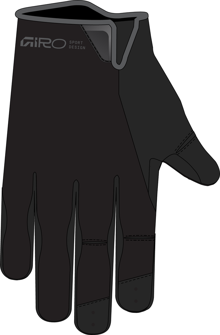 2026 Giro DND Gel Gloves Black