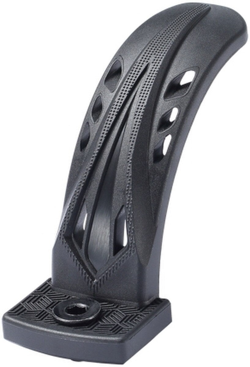 Envy nylon scooter brake, black V2 mounting bracket with perforated pad and base