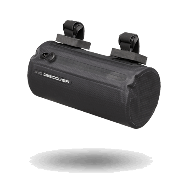 PRO GRAVEL BAG - DISCOVER TEAM SMALL HANDLEBAR BAG BLACK 2L VOLUME - DC Cycles -