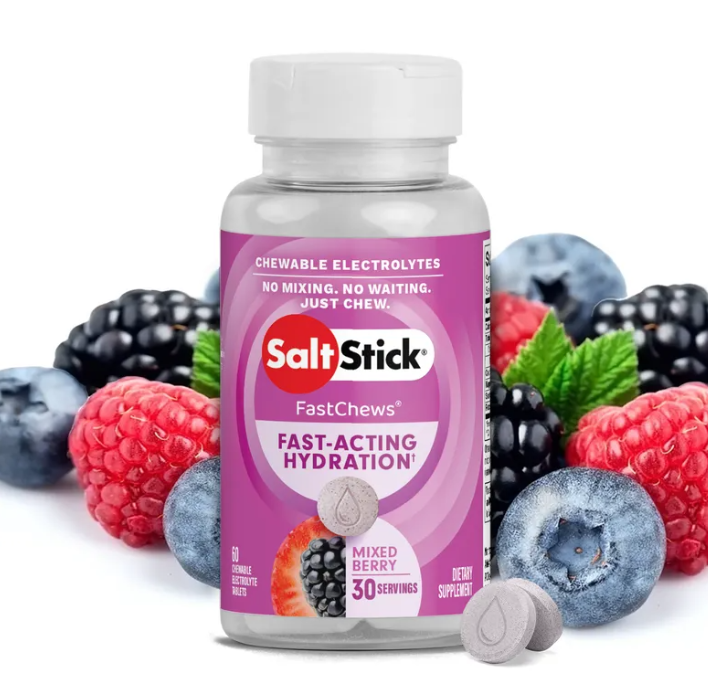 Saltstick FastChews Mixed Berry Bottle of 60 chews