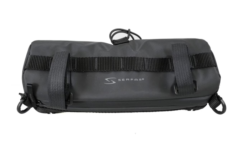 Serfas Waterproof Handlebar Bag 1.5L Medium Black