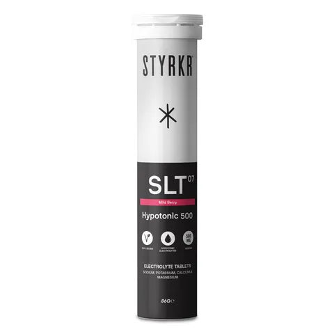 Styrkr Electrolyte SLT07 Hypotonic 500 Mild Berry Quad-Blend Effervescent Tablets