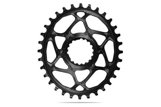 Absolute Black Oval PREMIUM DIRECT MOUNT 1X Chainring for CANNONDALE/FSA
