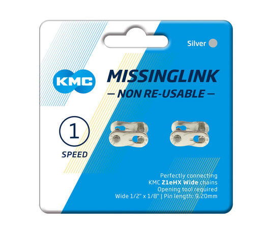 KMC MISSING LINK 'ZL592'  SILVER 1/8"
