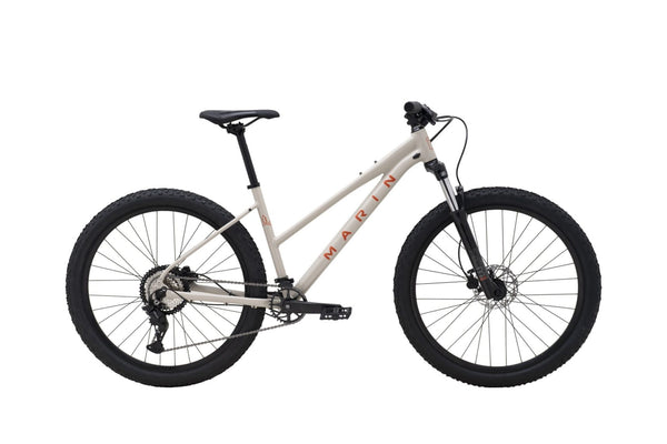 White BOLINAS RIDGE 2 ST mountain bike with black wheels and handlebars