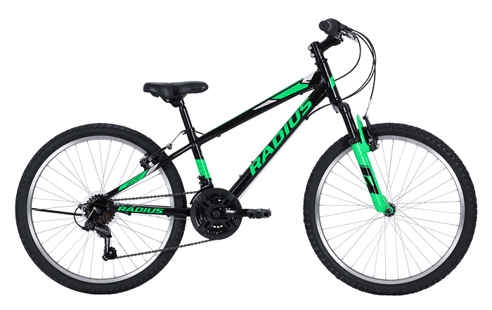 22 AXIS AL 24 - BLACK/NEON GREEN/CHROME - DC Cycles -  