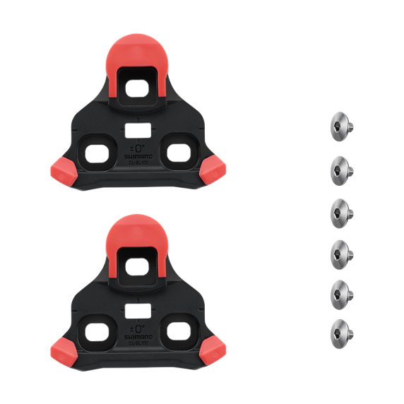 CL-SL100 SPD-SLR CLEAT SET FIXED TYPE RED