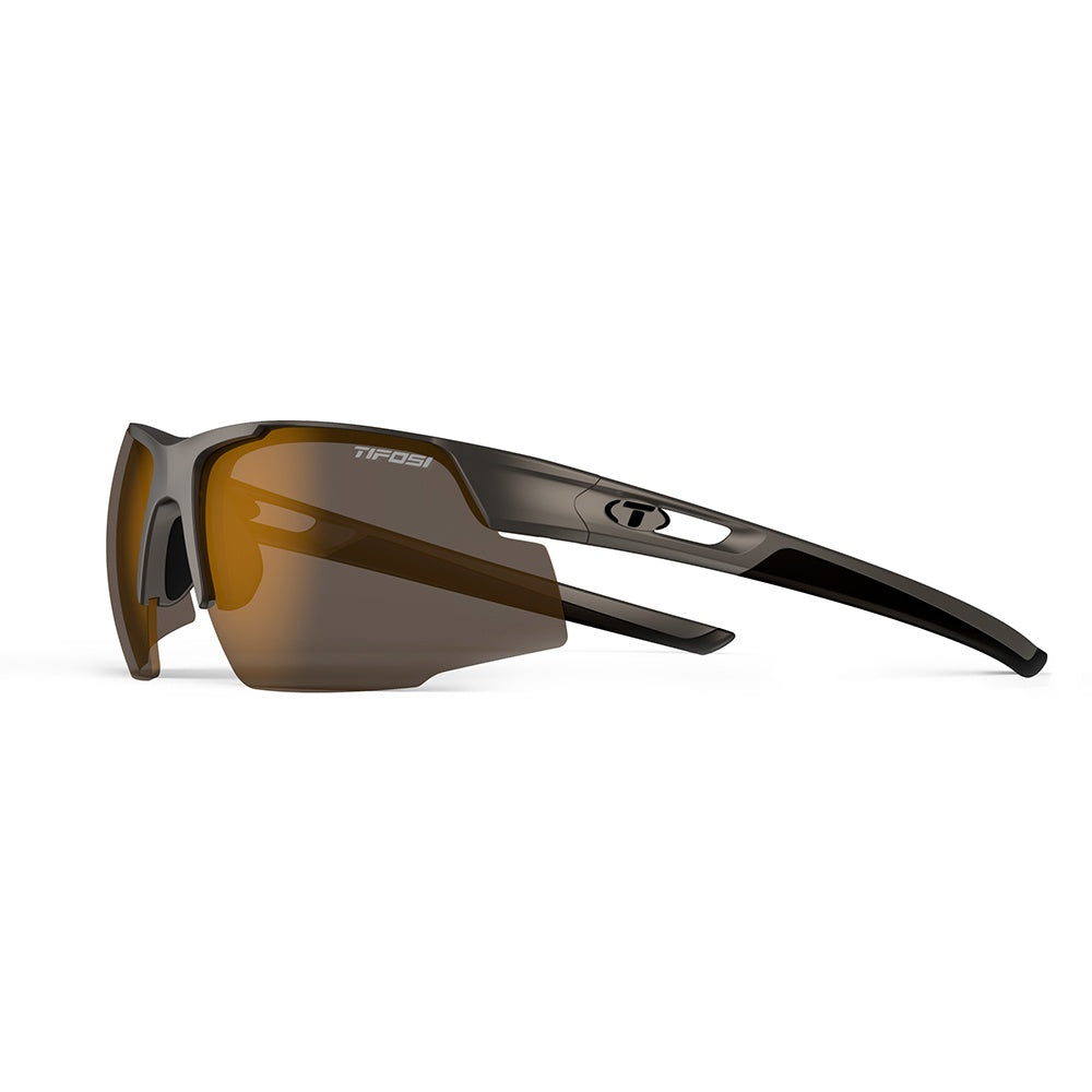 Tifosi Centus Sunglasses Iron with Brown Lens