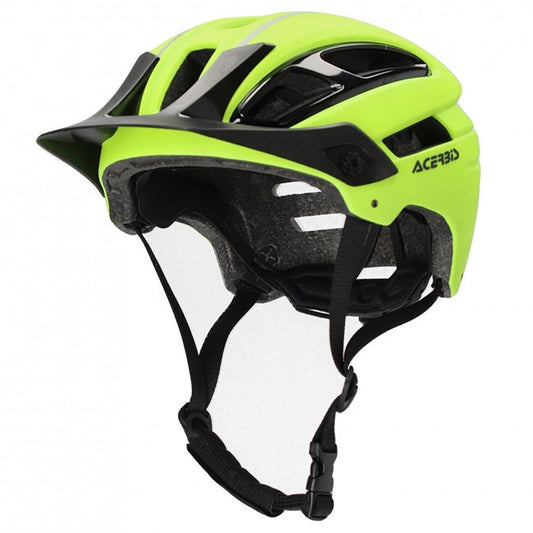 ACERBIS DoubleP MTB Helmet Yellow Fluro