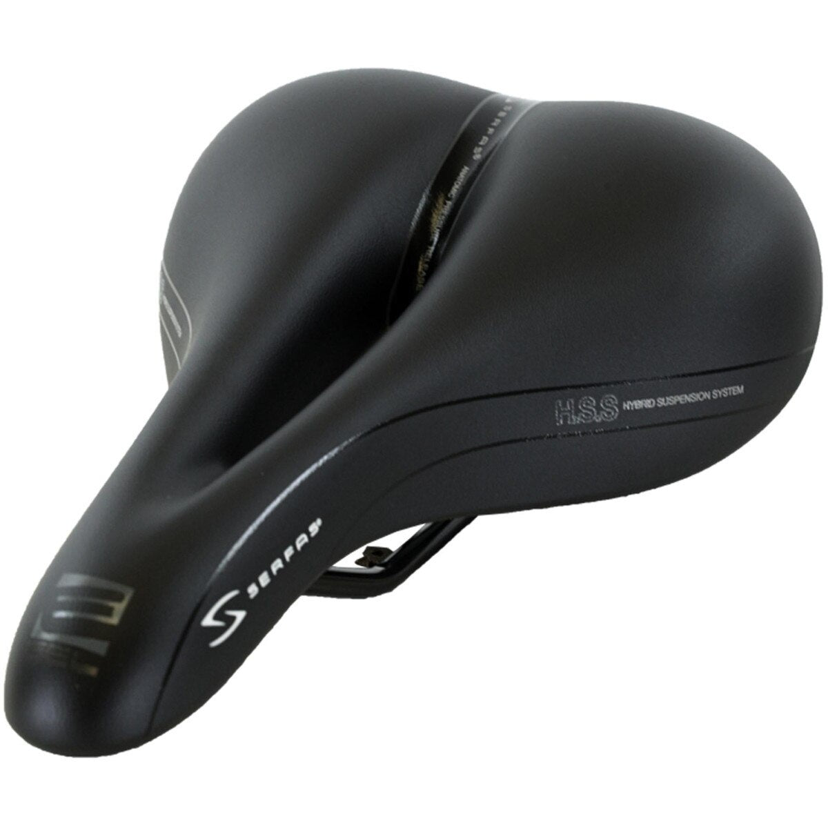 Serfas E-Gel Dual Density Ladies Saddle 173mm Black