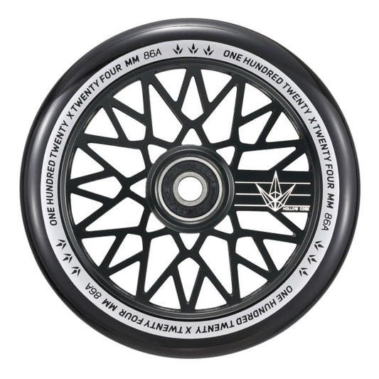 120MM WHEEL HOLLOWCORE DIAMOND - BLACK