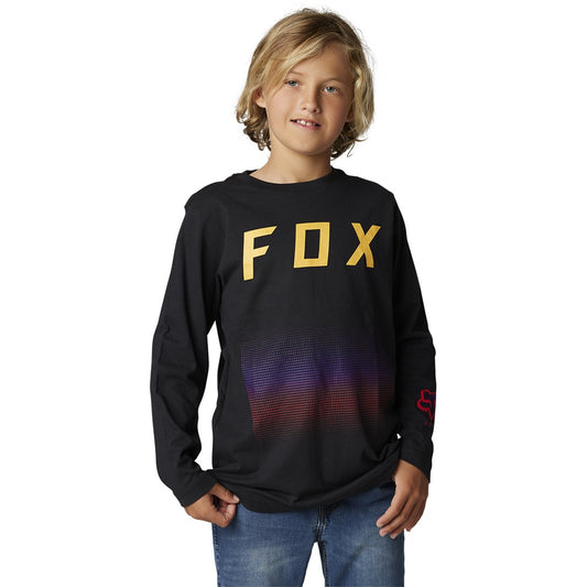 FOX YOUTH FGMNT LS TEE [BLACK]