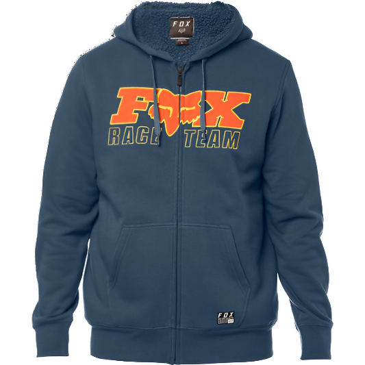 FOX RACE TEAM SHERPA ZIP HOOD [NAVY] - DC Cycles -  