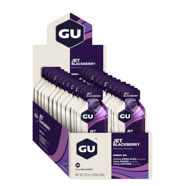 GU ENERGY GEL JET BLACKBERRY