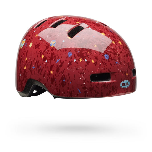 Bell Helmet Lil Ripper Child Planets Gloss Dark Red