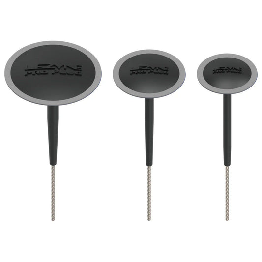 a set of three different lights hanging on a wall 