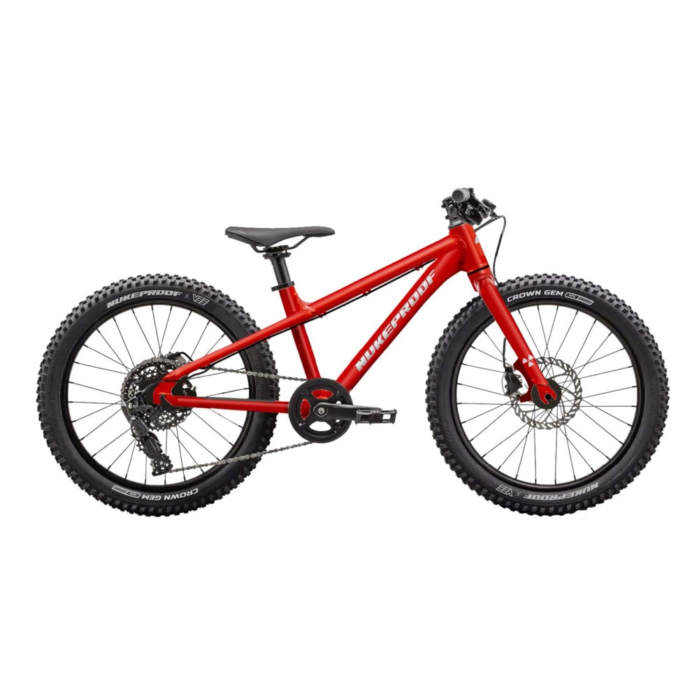 Nukeproof Tracker 20 red mountain bike, front suspension