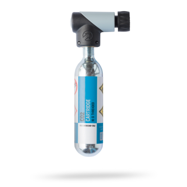 Small Co2 Inflatable Device PRO MICRO CO2 INFLATOR SILVER - DC Cycles