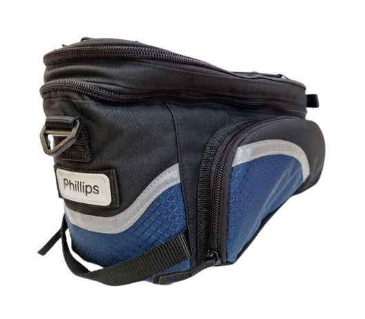 Phillips Rack Top Bag - Black/Blue