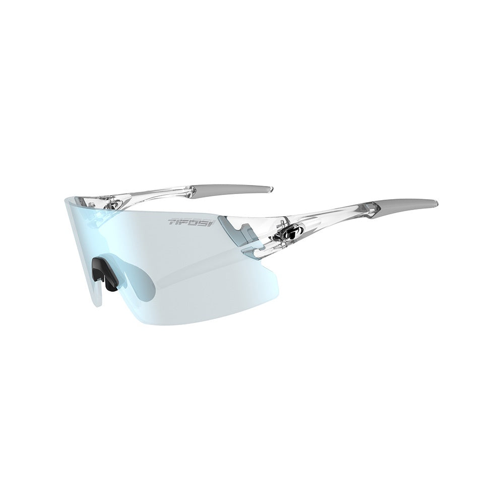 Tifosi Rail XC Sunglasses Crystal Clear with Clarion Blue Fototec Lens