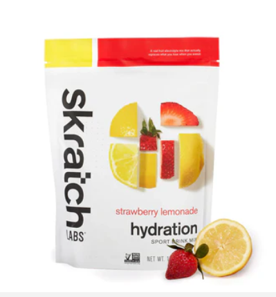 SKRATCH LABS HYDRATION SPORT DRINK MIX SRAWBERRY/LEMONADE 440g