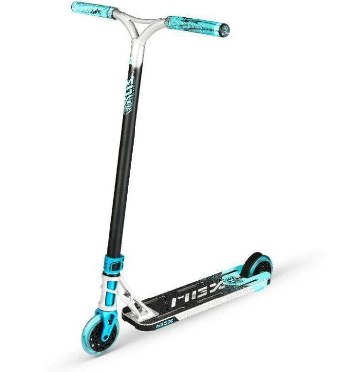 MADD GEAR MGX E1 EXTREME SCOOTER SILVER/TEAL