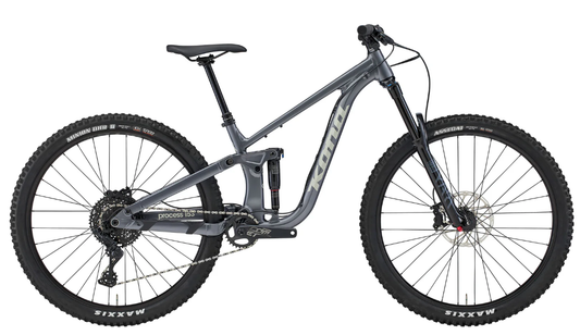 KONA PROCESS 153 Satin Metallic Charcoal w/ Concrete Decals