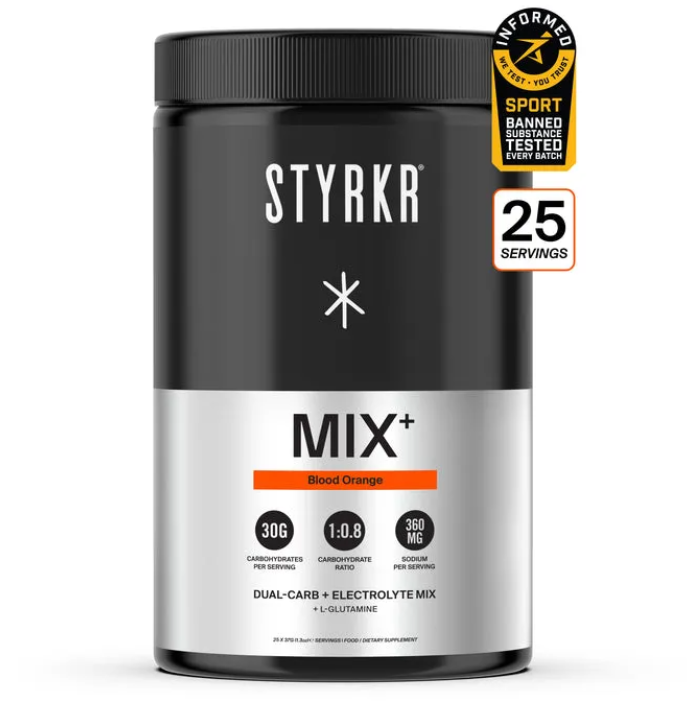 Styrkr Mix MIX+ Blood Orange Dual-Carb Drink Mix 925g