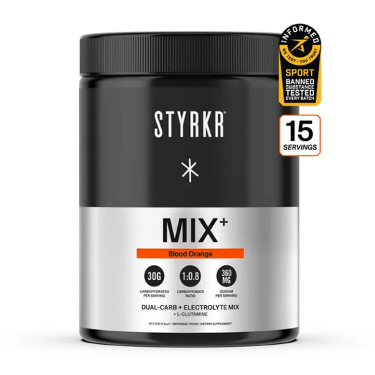 Styrkr Mix MIX+ Blood Orange Dual-Carb Drink Mix 555g