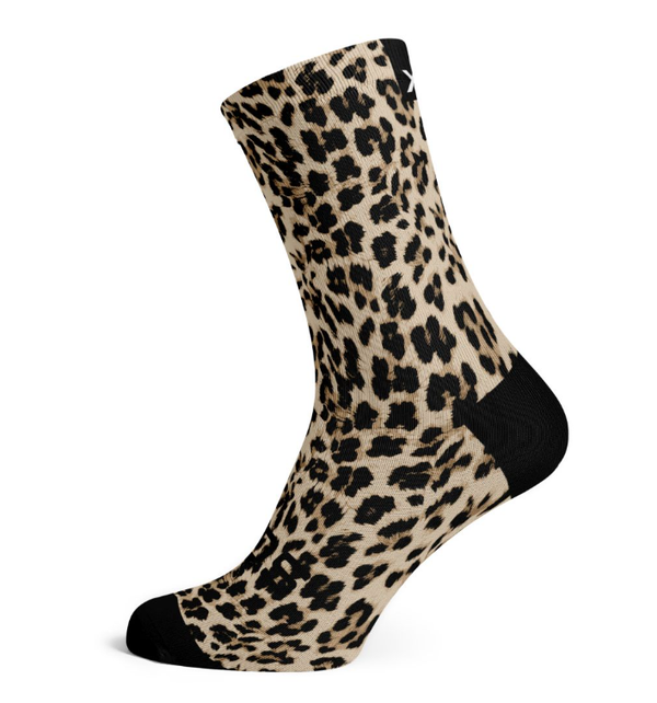 Sox Golden Leopard Crew Socks