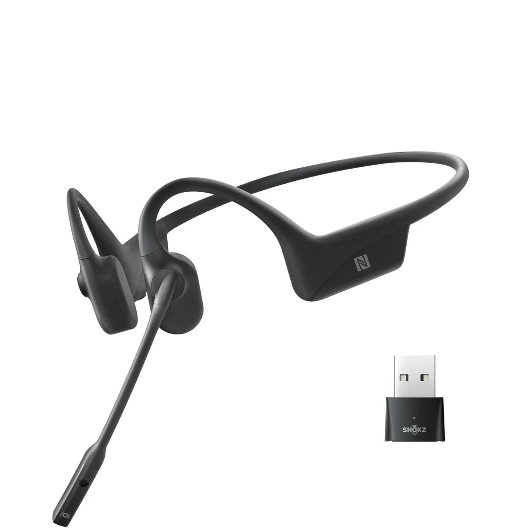 SHOKZ OpenComm UC Wireless Bluetooth Headset (+ USB-A Adapter)