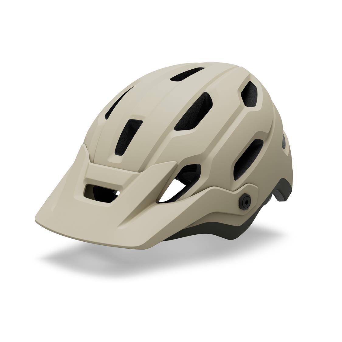 Matte stone bike helmet with ventilation vents