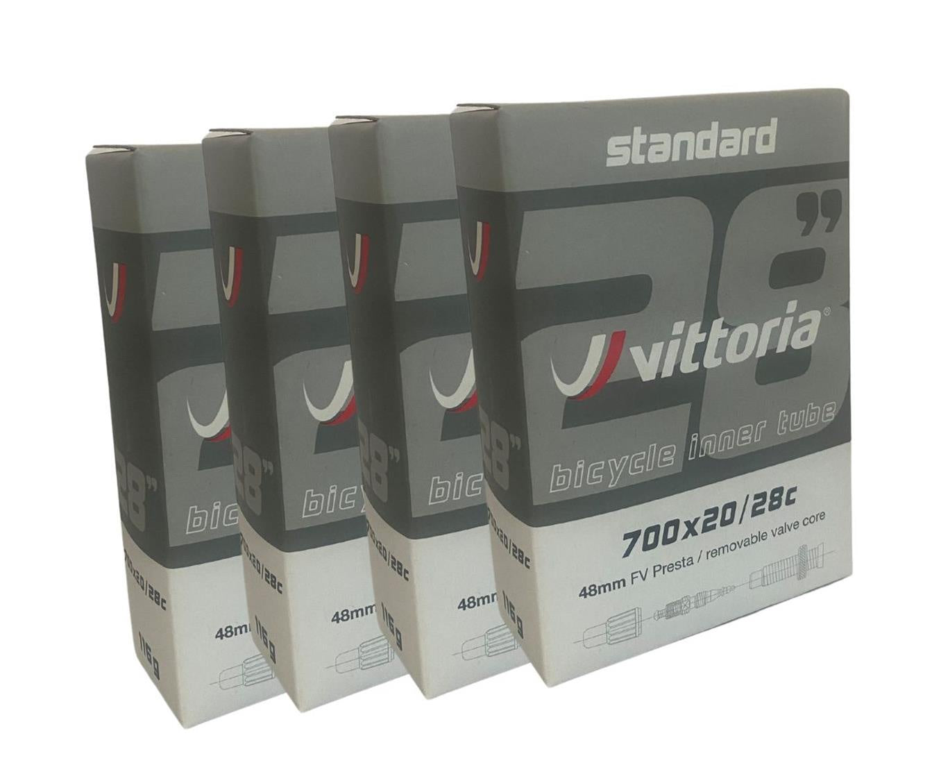 VITT Tube Standard 700x20/28c Presta 80mm 4pk