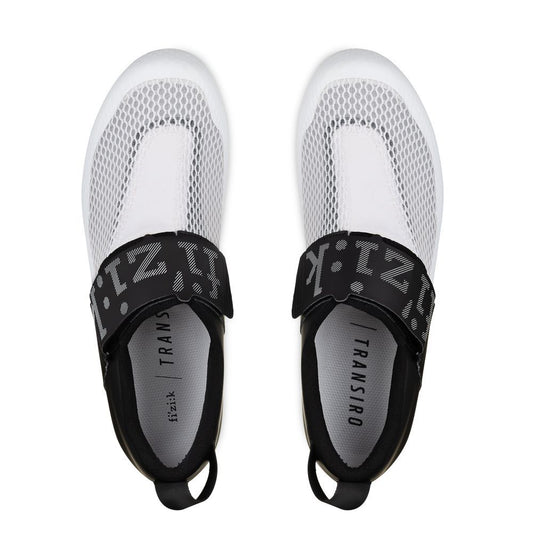 Fizik Transiro Hydra Triathlon Shoes Black/White - DC Cycles -  