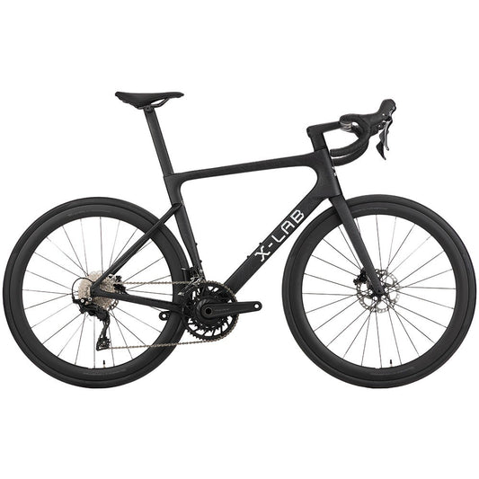 X-LAB RS7 105 Di2 road bike in singularity black with drop handlebars