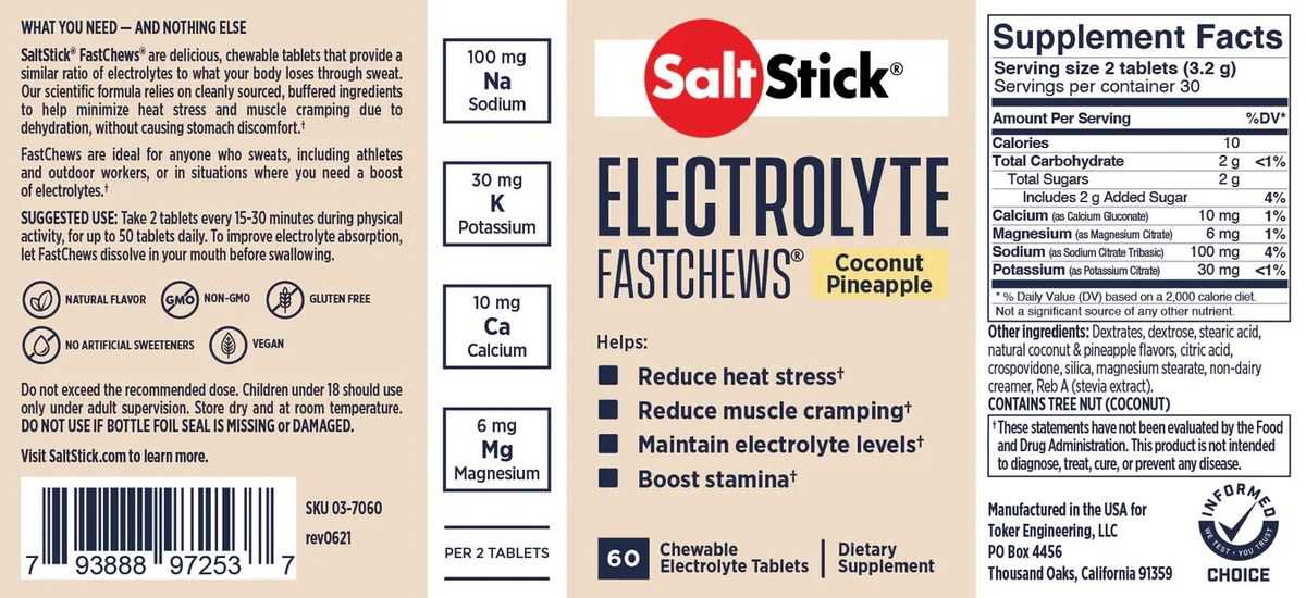 Saltstick FastChews - Bottle