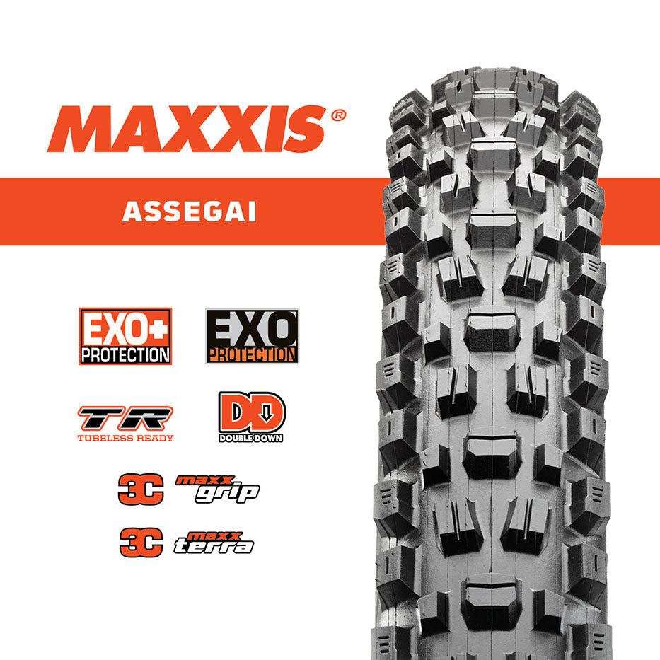 MAXXIS 27.5 x 2.60 ASSEGAI 3C/EXO/TR MAXX TERRA FOLDABLE