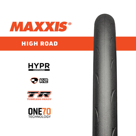 MAXXIS 700 x 25 HIGH ROAD HYPR K2 ONE70 TR FOLDABLE