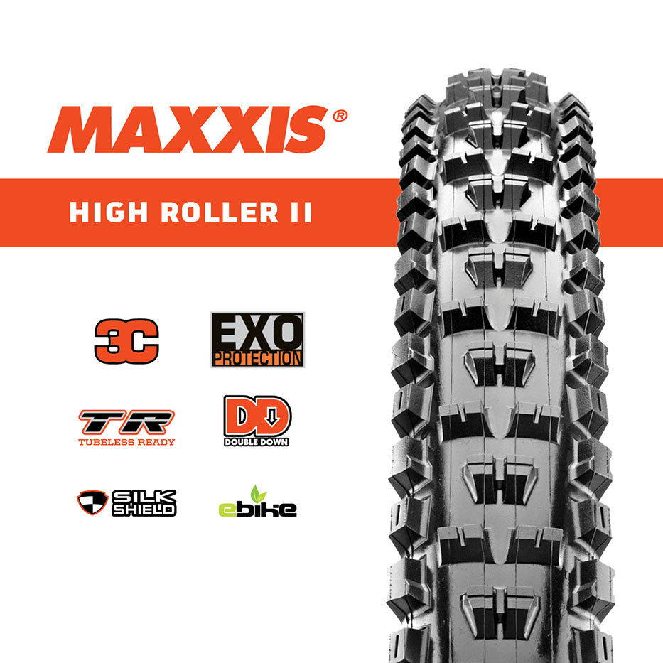 MAXXIS 29 x 2.30 HIGH ROLLER 2 EXO/TR 60tpi FOLDABLE