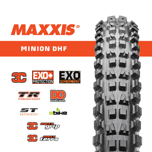 MAXXIS 27.5x2.30 MINION DHF 3C/EXO/TR MAXX TERRA FOLDABLE