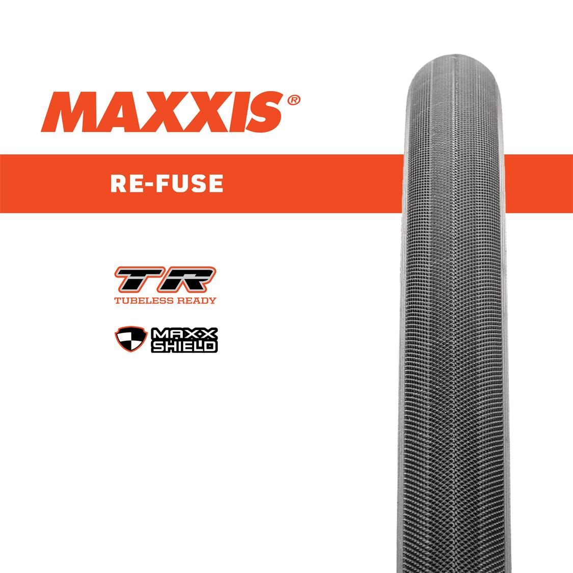 MAXXIS 700 x 32 REFUSE BLACK MAXXSHIELD FOLDABLE